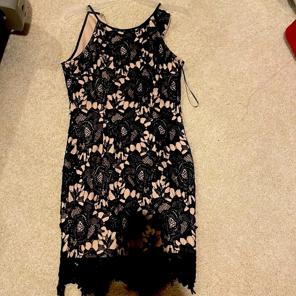 Aqua size small dress worn once for white coat ceremony